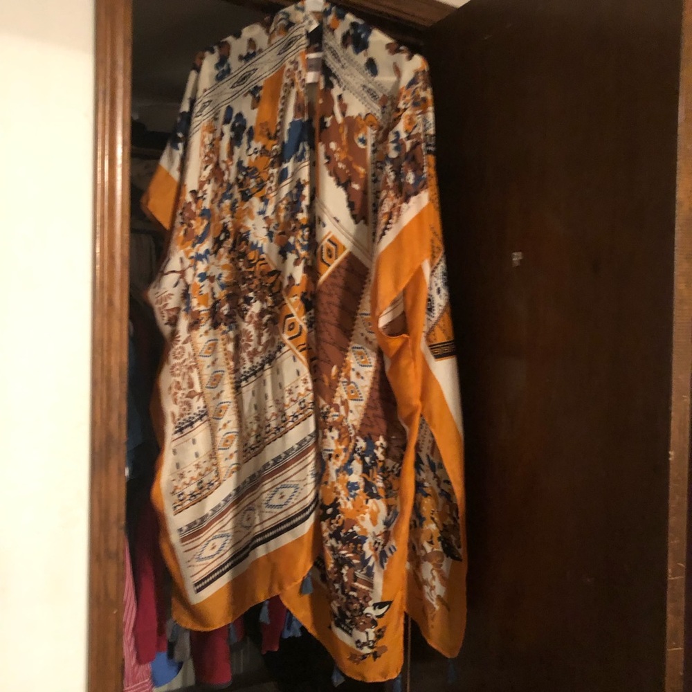 Beautiful fall color kimono